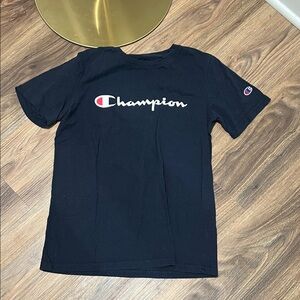 Champion Navy Tee with Logo